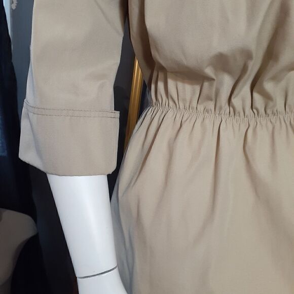 Vintage Khaki Mini Dress  - Picture 9 of 13